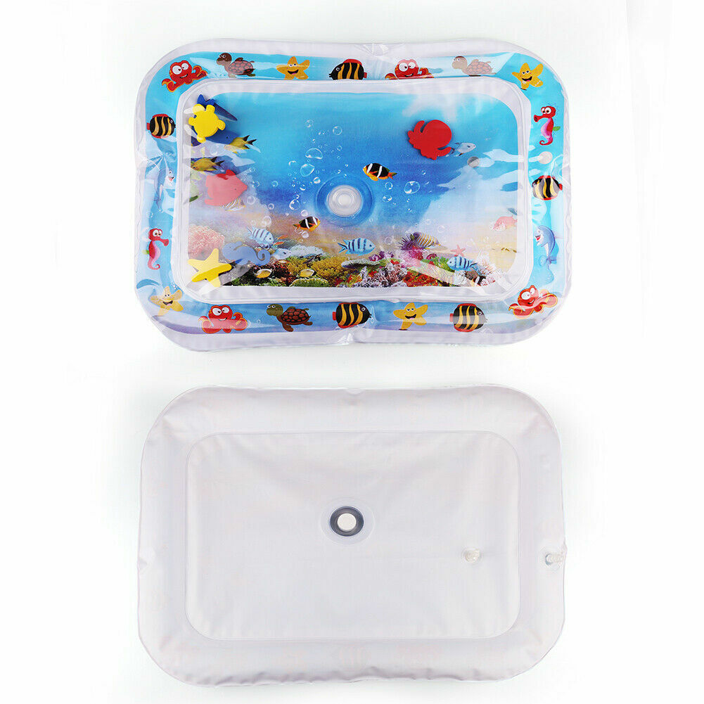 Inflatable PVC Tummy Time Water Play Mat Educational Infant and Toddler Toy Kids Inflatable Water Mat Made of Plastic