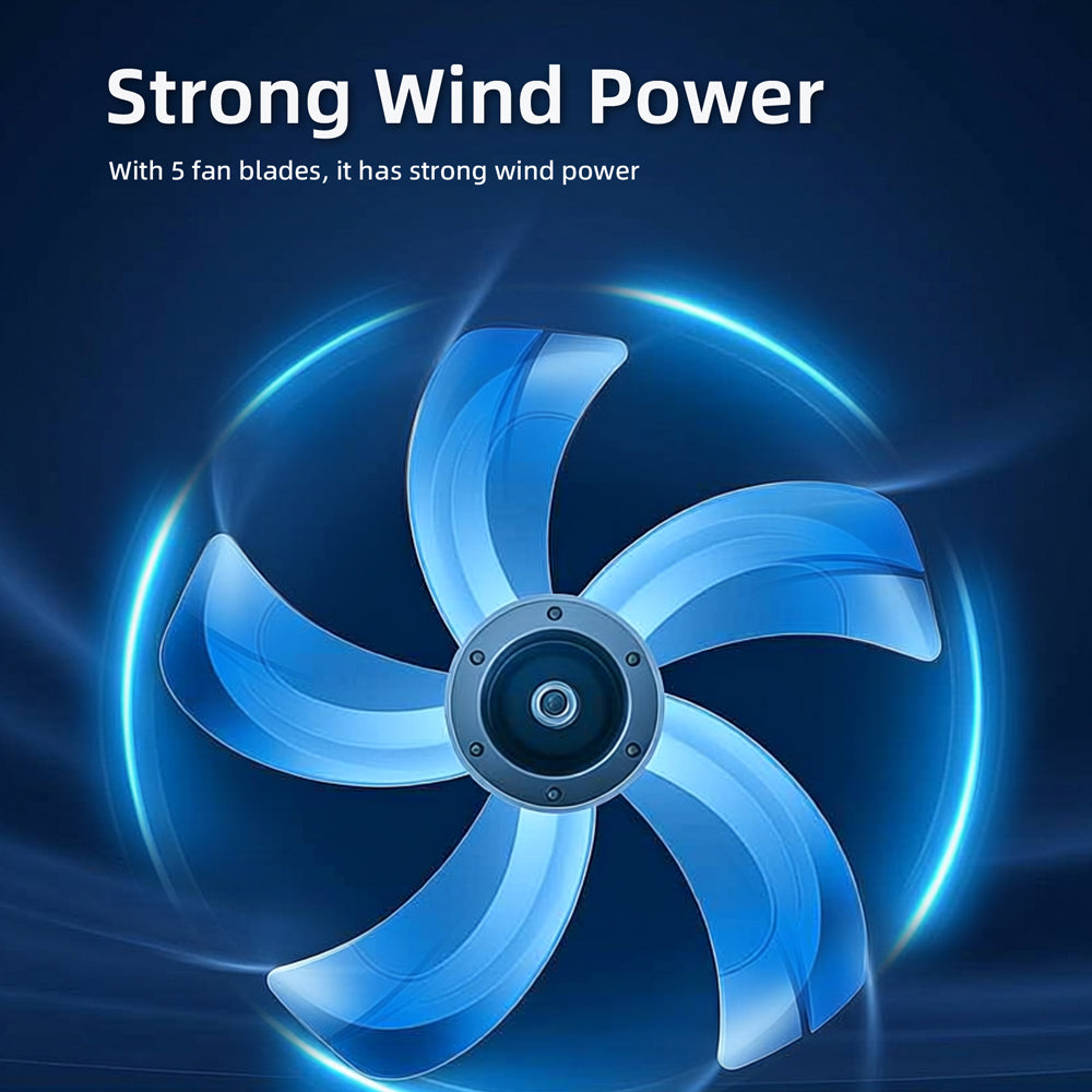 floor fan 5 blades silent standing fan for bedroom&amp;living room