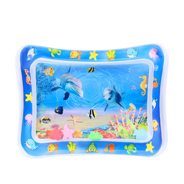 Inflatable PVC Tummy Time Water Play Mat Educational Infant and Toddler Toy Kids Inflatable Water Mat Made of Plastic