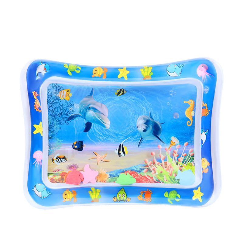 Inflatable PVC Tummy Time Water Play Mat Educational Infant and Toddler Toy Kids Inflatable Water Mat Made of Plastic