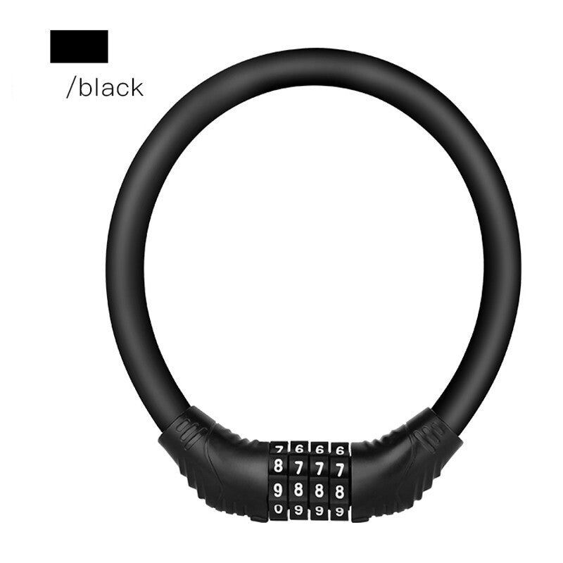 Portable Combination Padlock with Ring Lock for Bicycle Theft Prevention