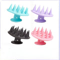 Silicone Hair Scalp Massager Shampoo Brush Hair Scrubber Waterproof Massager Shampoo Hair Brush