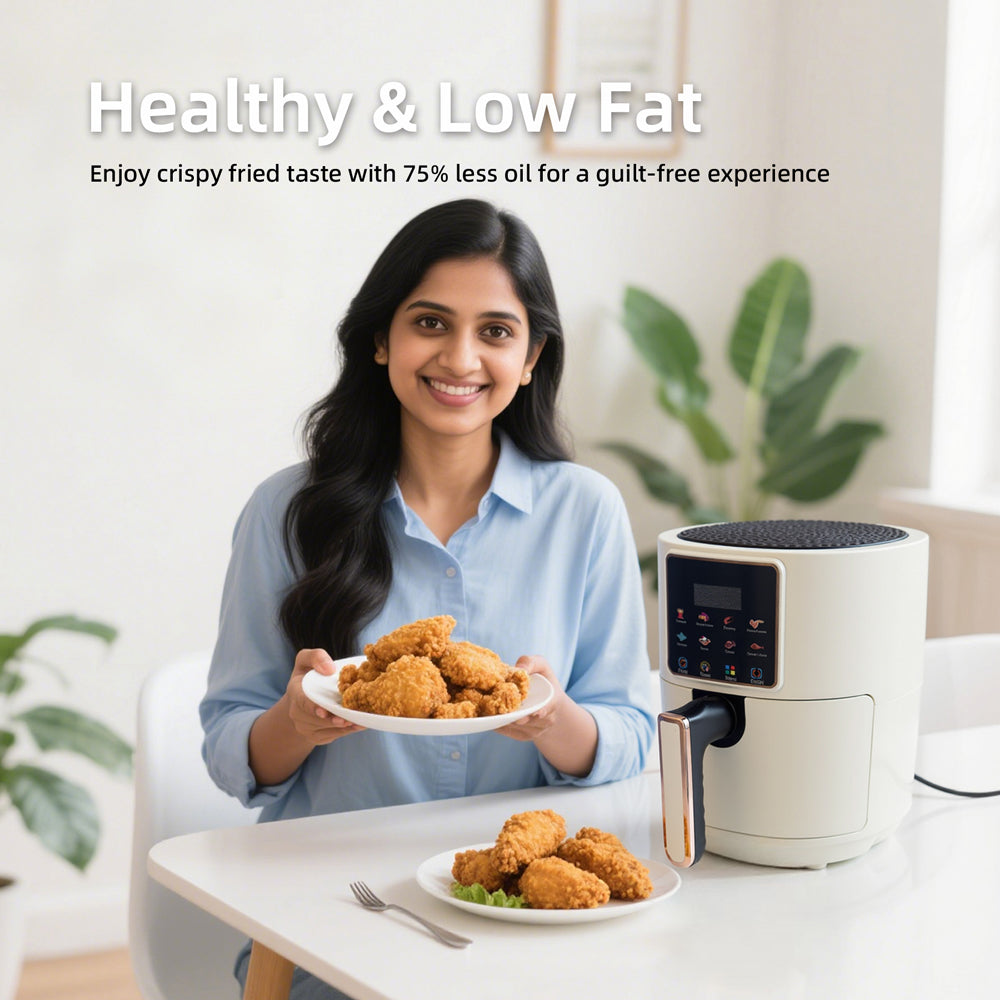 Household Air Fryer Multi-function Large Capacity Fully Automatic Smokeless Electric Non-Stick French Fries Machine