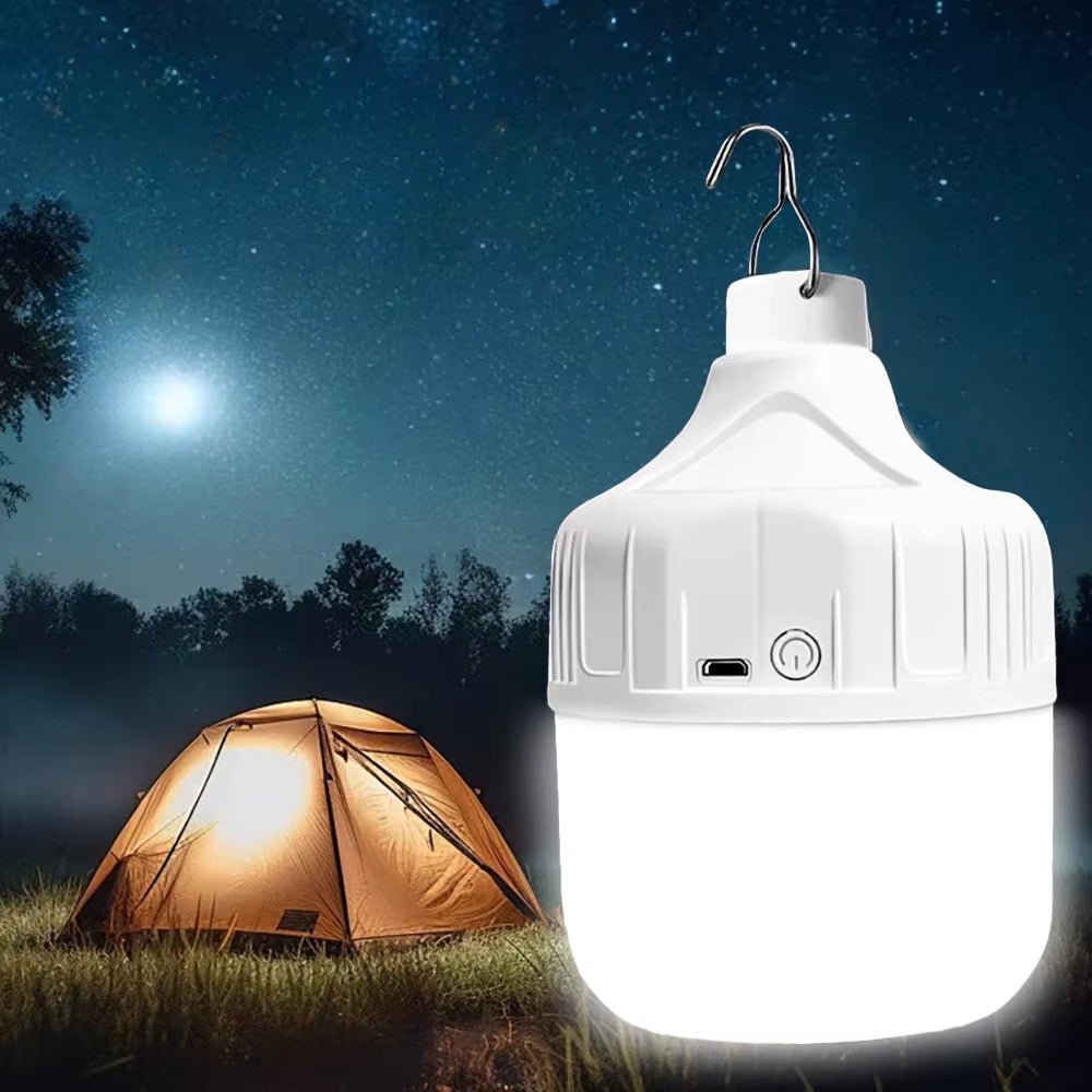 High-Power Ultra-Bright LED Camping Lamps Rechargeable Emergency Bulb Lanterns for Outdoor Use