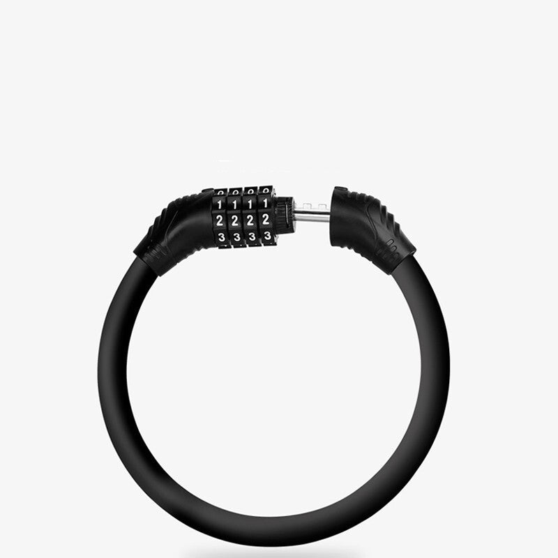 Portable Combination Padlock with Ring Lock for Bicycle Theft Prevention