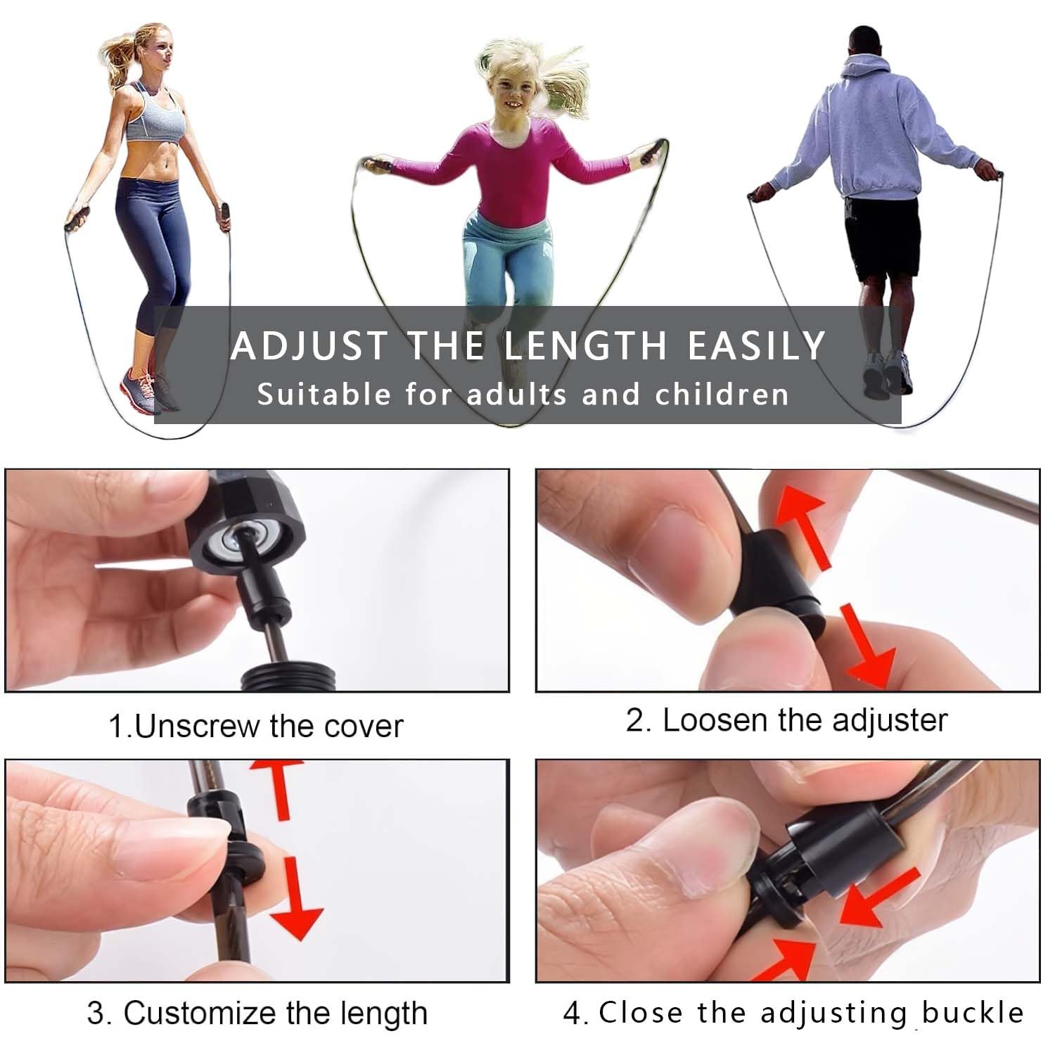 Fitness Equipment Wholesale Sports Weighted Speed Jump Rope Skipping Jump Ropes for Fitness