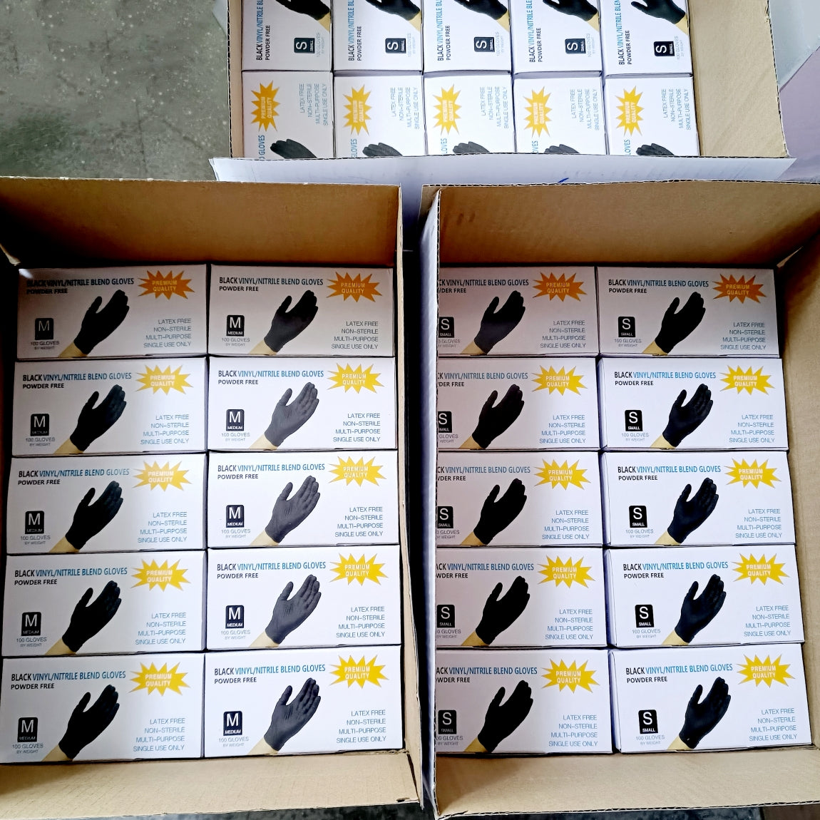 Black Thickened Disposable Gloves PVC Nitrile Rubber Protective Food-Grade Dishwashing