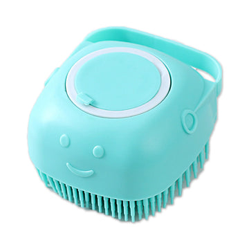 Pet Brushes Bath Massage Brush Shampoo Dispenser Dog Grooming Brush