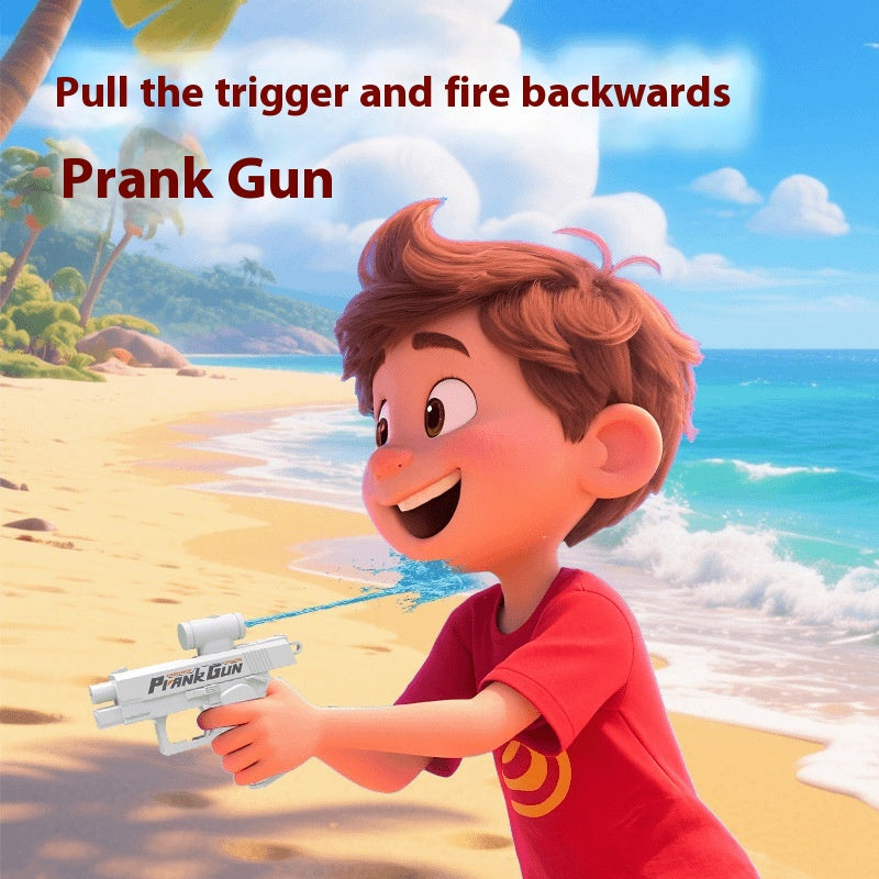 Double-Sided Reverse Mini Water Gun Popular Internet Prank Toy for Children Small for Toy
