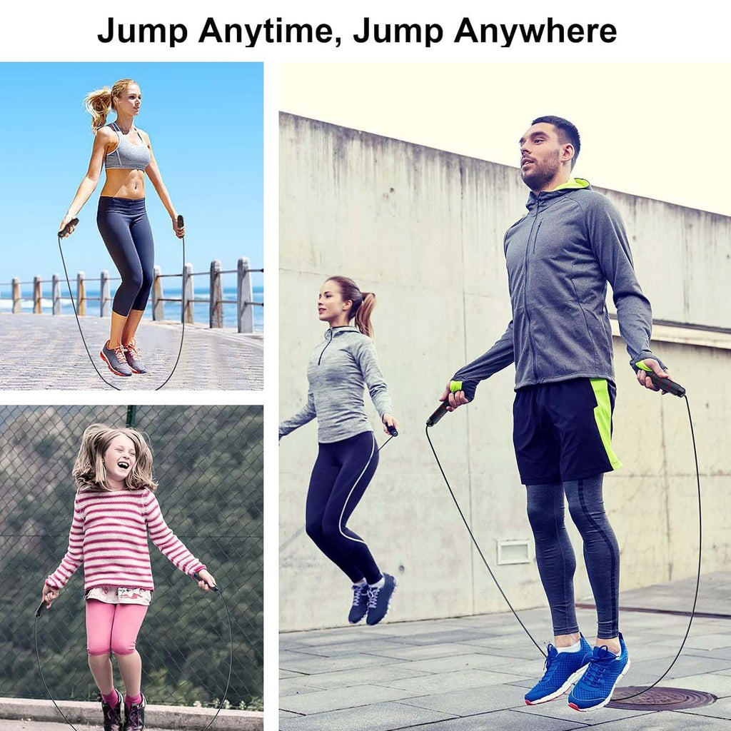 Fitness Equipment Wholesale Sports Weighted Speed Jump Rope Skipping Jump Ropes for Fitness