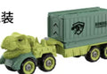 Dinosaur Engineering Transport Vehicle Friction Inertia Car Toy Tyrannosaurus Rex Excavator Car Crane Oil Tanker Car Toy