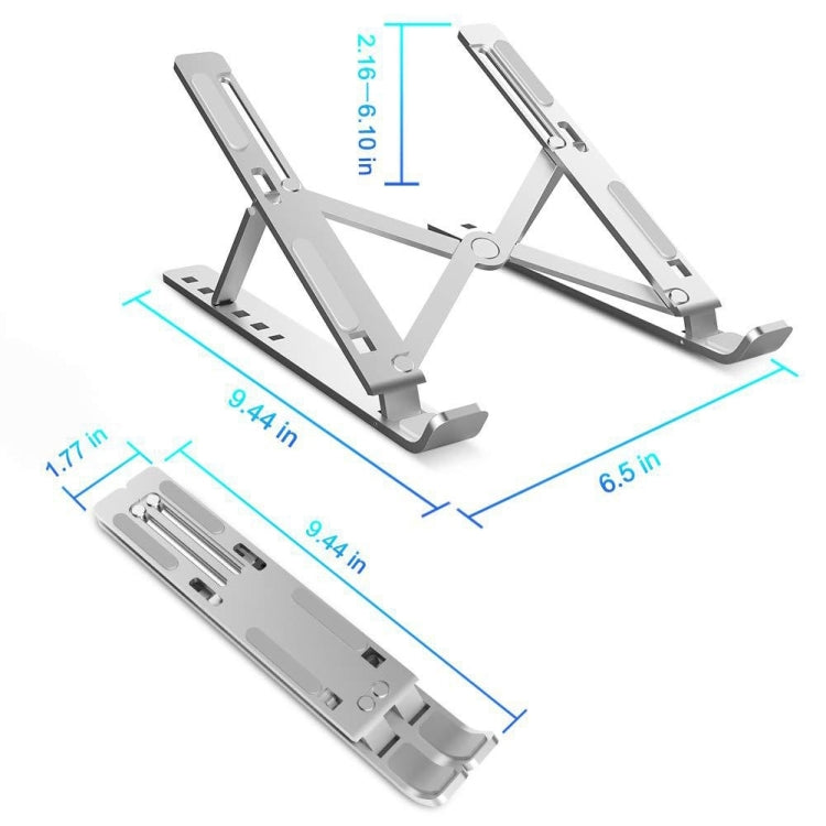 Aluminum Alloy Couch Notebook Mount Sofa Foldable Laptop Stand