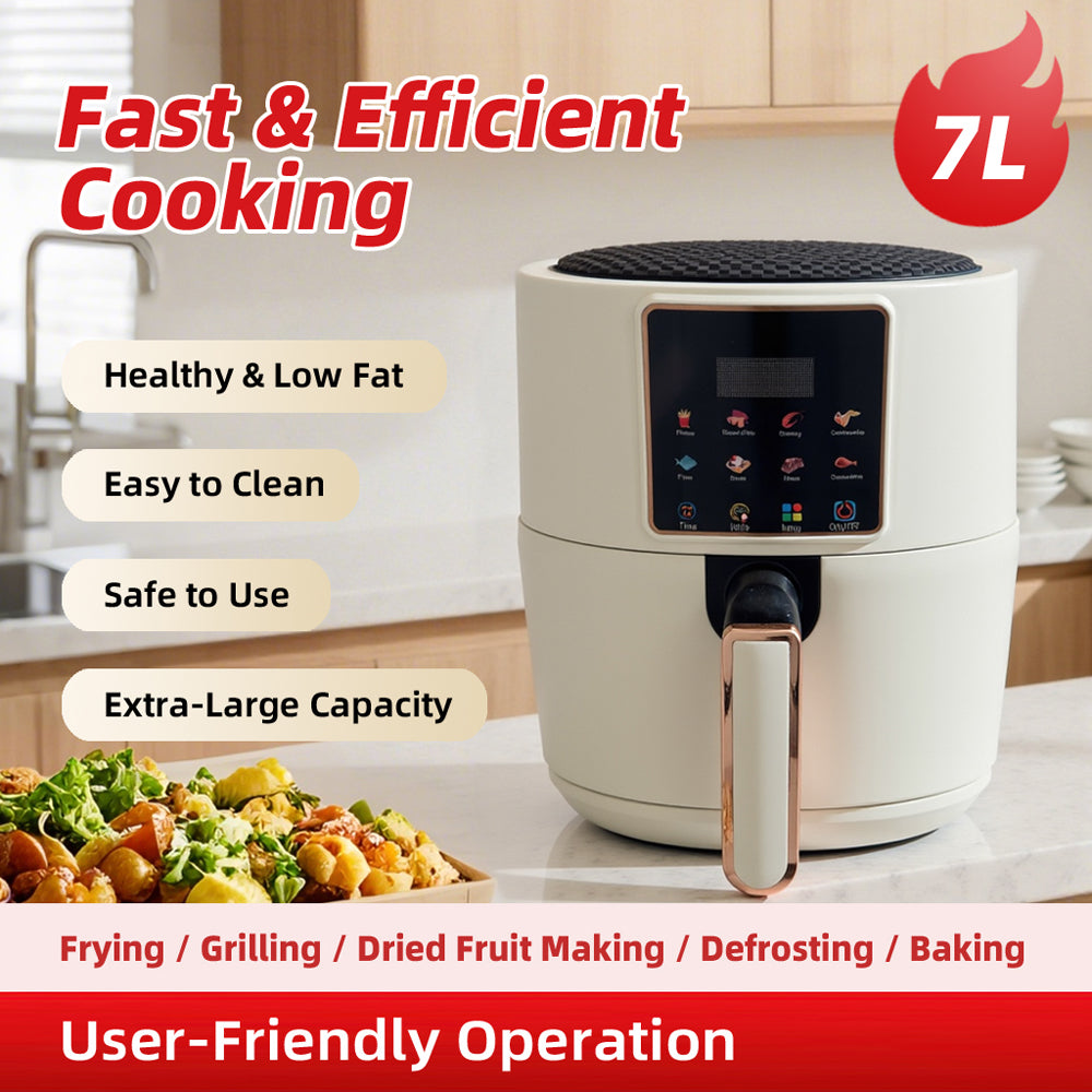 Household Air Fryer Multi-function Large Capacity Fully Automatic Smokeless Electric Non-Stick French Fries Machine
