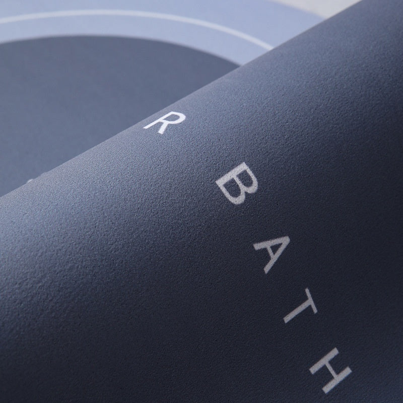 Modern Non-Slip Crystal Velvet Bath Mat Quick-Dry ABSorbent Floor Mat for Bathroom Doorway Wash Basin Bathtub Household Bathroom