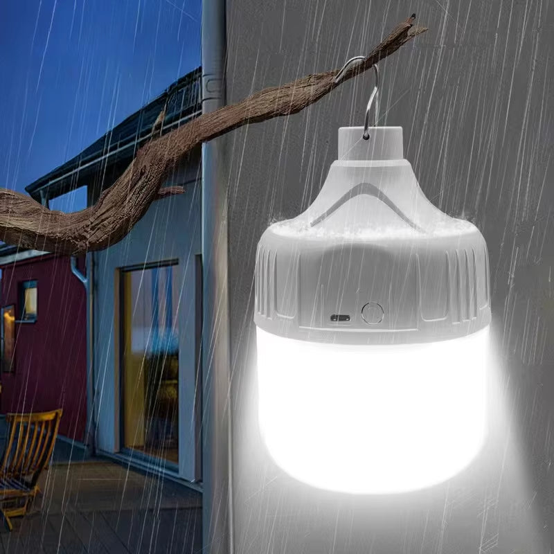 High-Power Ultra-Bright LED Camping Lamps Rechargeable Emergency Bulb Lanterns for Outdoor Use