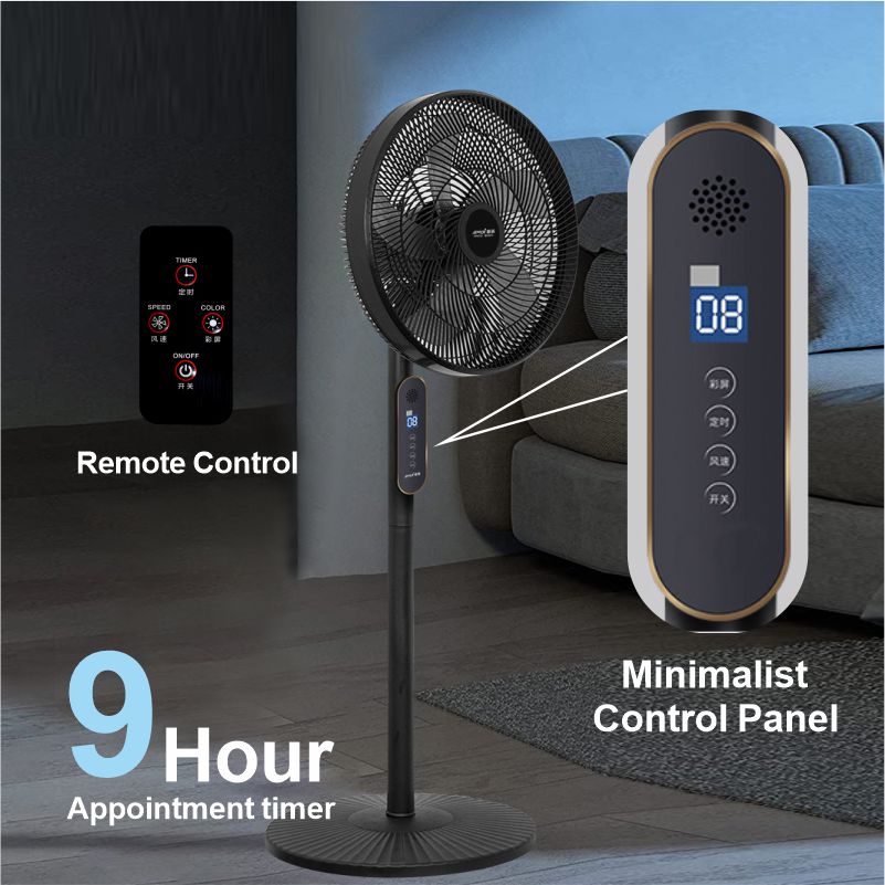 Multifunctional floor electric stand fan ,16 inch standing fan with remote control standing fan 3 in 1 ,table wall stand fan