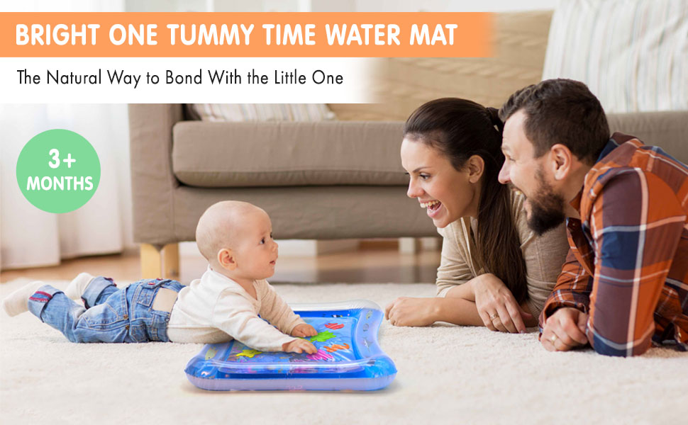 Inflatable PVC Tummy Time Water Play Mat Educational Infant and Toddler Toy Kids Inflatable Water Mat Made of Plastic