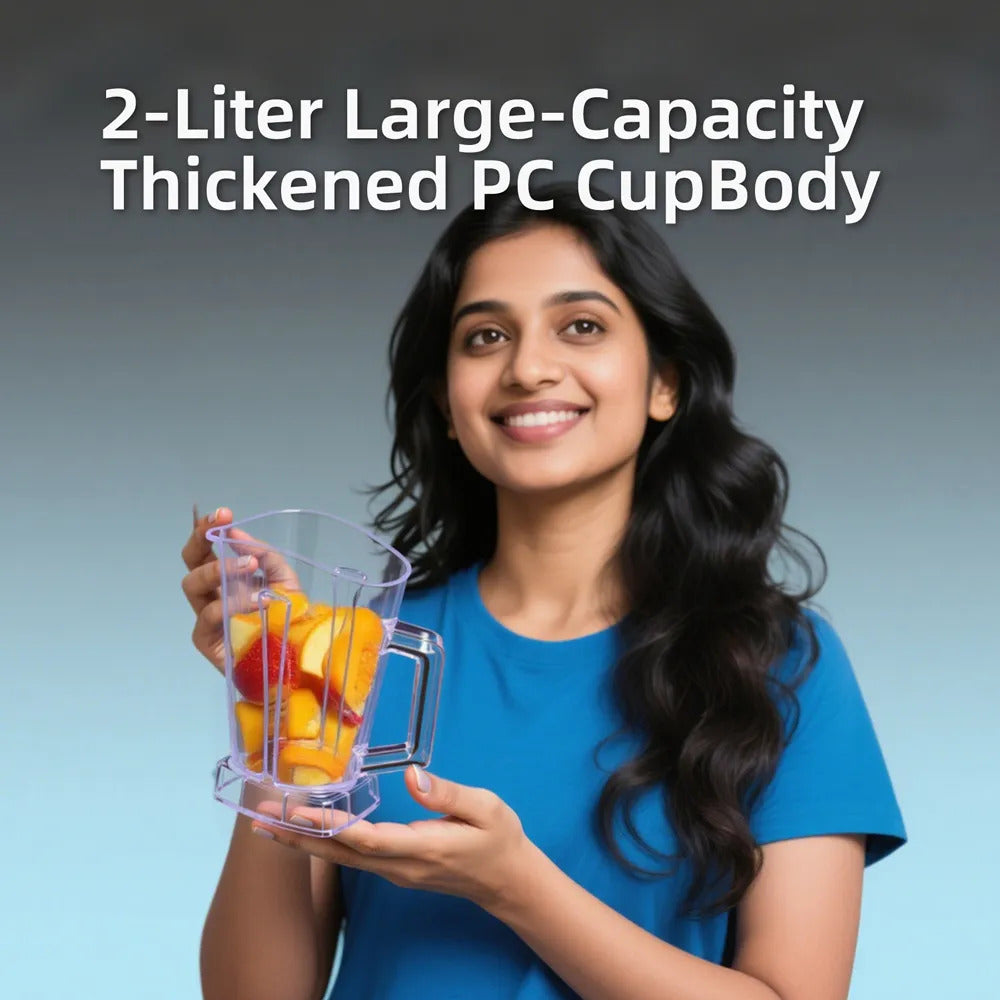 6-blade household  2L High -speed blender/Juicer/Soy milk maker/Ice crusher