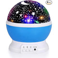 Galaxy Projector Starry Sky Rotating LED Night Light, Children Bedroom Star Moon Lamp for Kids Gift