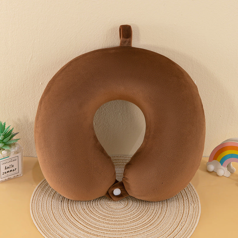 Travel Aircraft Neck Pillow U-Shaped Memory Cotton Nonwoven Technics