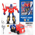 Children's Manual Transformable Mech Robot Model Car Weaponry Toy Gift Set for Boys Aged 3-6