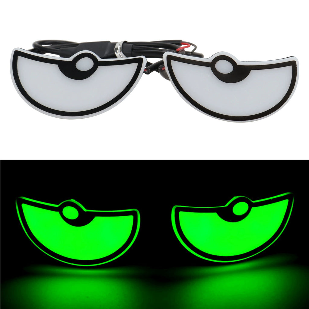 Car LED Devil Eyes Light Universal Demon Eyes Headlight Motorcycle Mini Turn Signal Flasher Tail Lamp Auto Decoration Lights