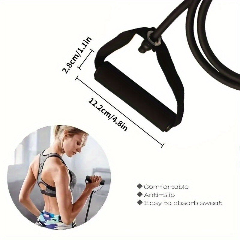 Single-bar resistance band fitness pull-up bar single-type resistance rope home elastic rope fitness equipment