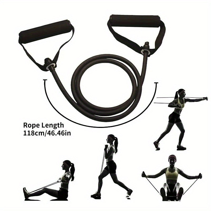 Single-bar resistance band fitness pull-up bar single-type resistance rope home elastic rope fitness equipment