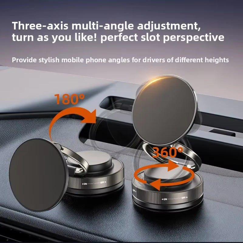 T30 Vacuum Magnetic Phone Holder Stand, for Magsafe Suction Cup Phone MountAdjustable Swivel Lock, for Your Car/Gym/Mirror