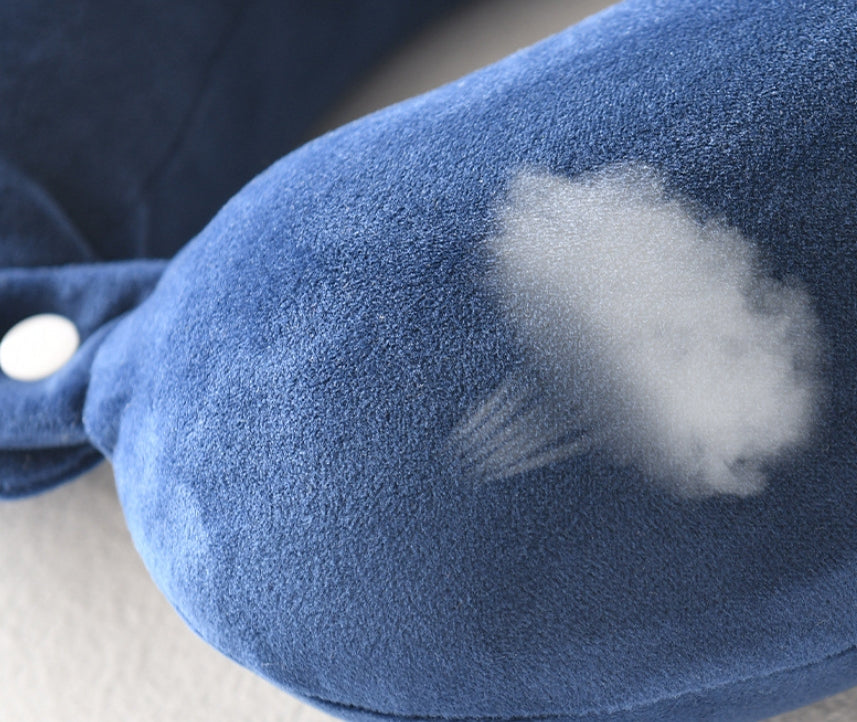 Travel Aircraft Neck Pillow U-Shaped Memory Cotton Nonwoven Technics