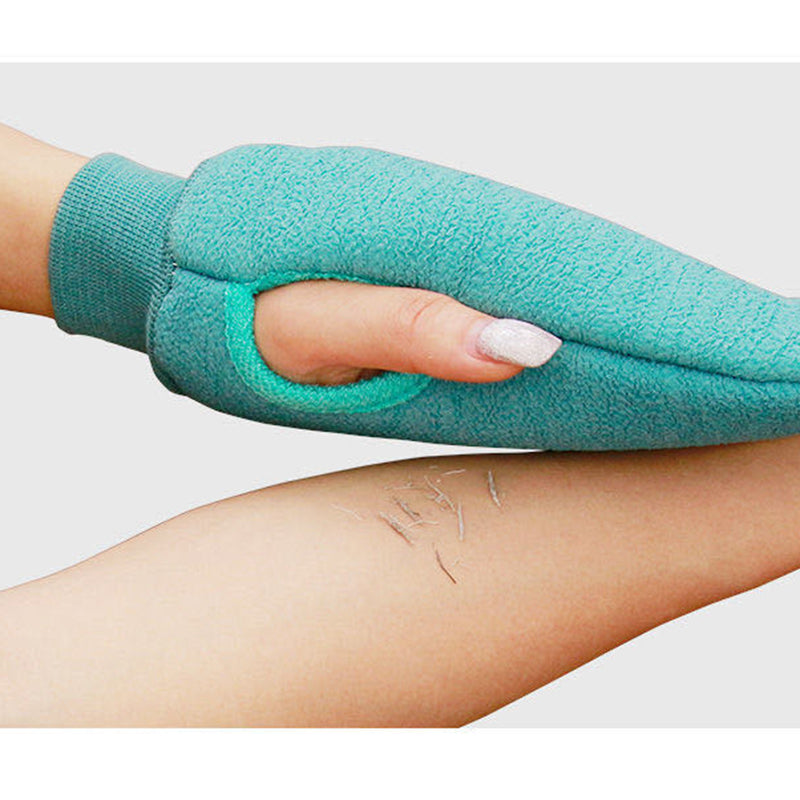 Solid Color Reusable Bath Exfoliating Glove Body Scrub Cleaning Gloves Shower Exfoliating