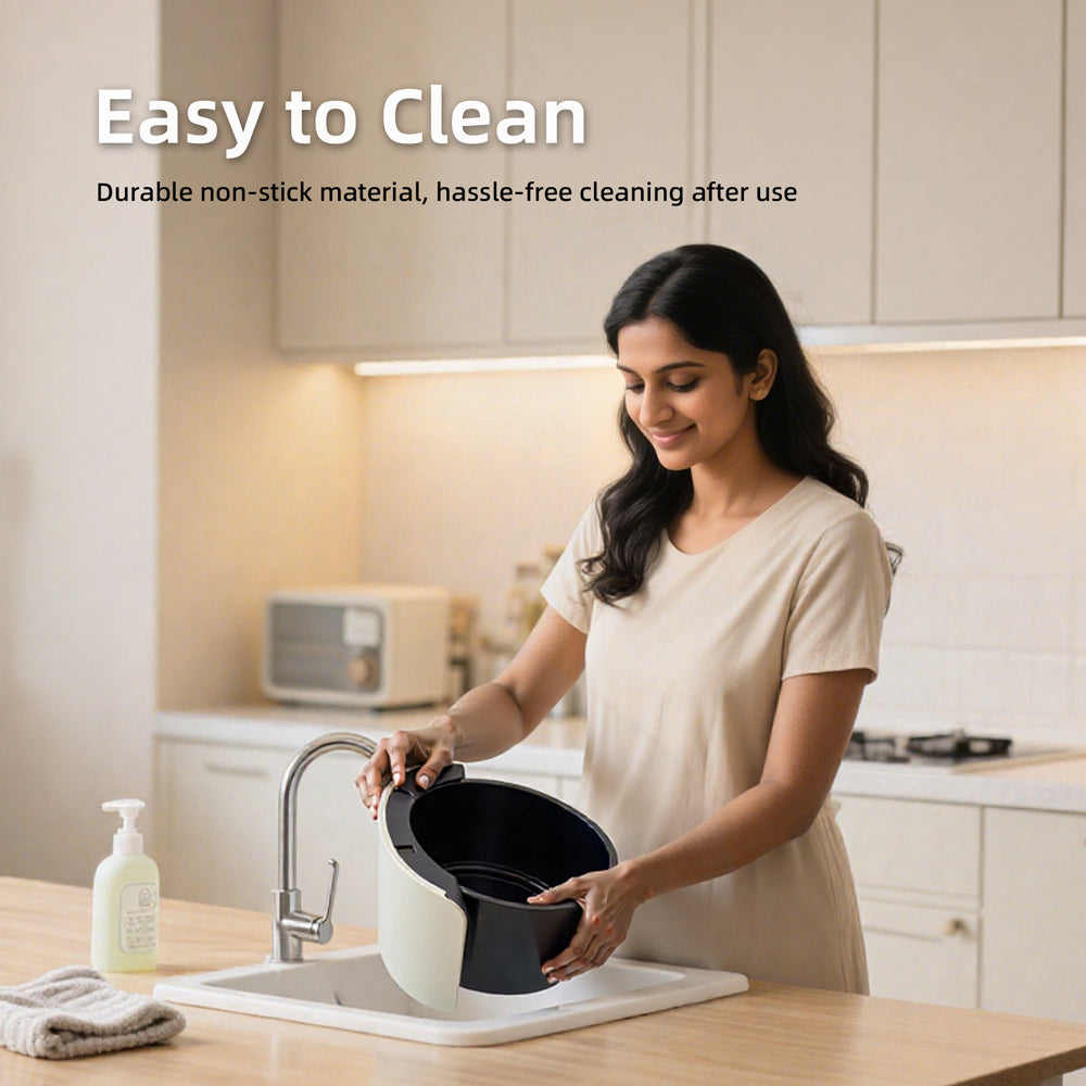 Household Air Fryer Multi-function Large Capacity Fully Automatic Smokeless Electric Non-Stick French Fries Machine