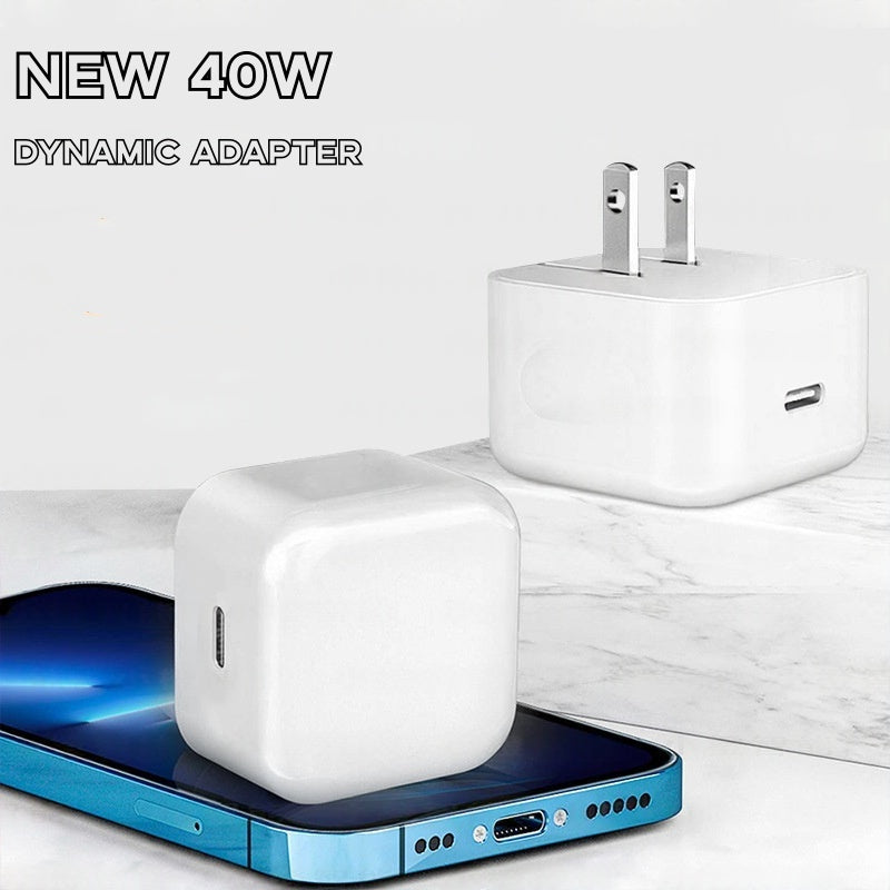 High Quality Original 40W Dynamic Adapter for iPhone Fast Charger TYPE-C Usb Wall Charger PD 3.0