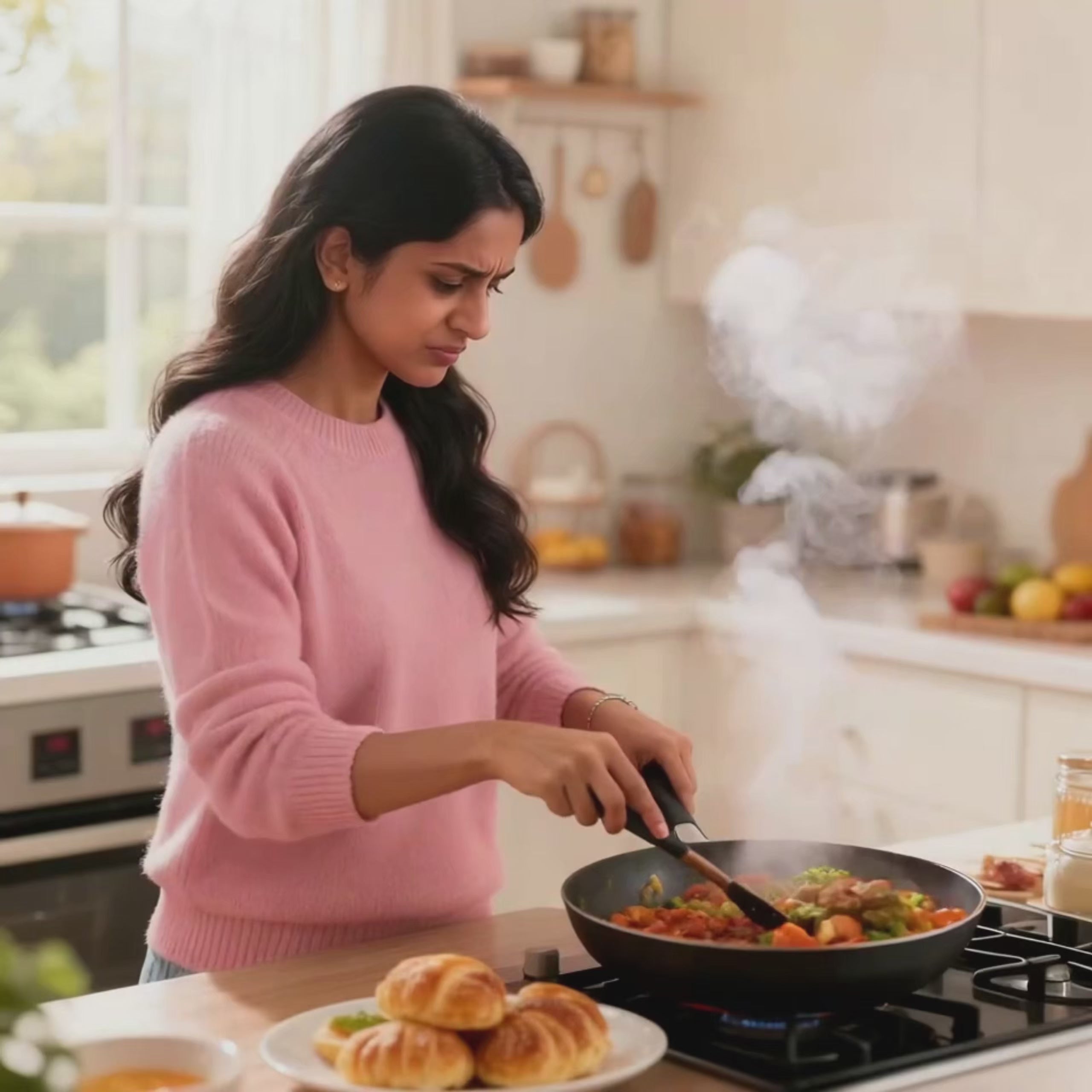 Household air fryer 7L Non-Stick 220V Multi functional baking foods